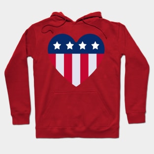 USA Heart Hoodie